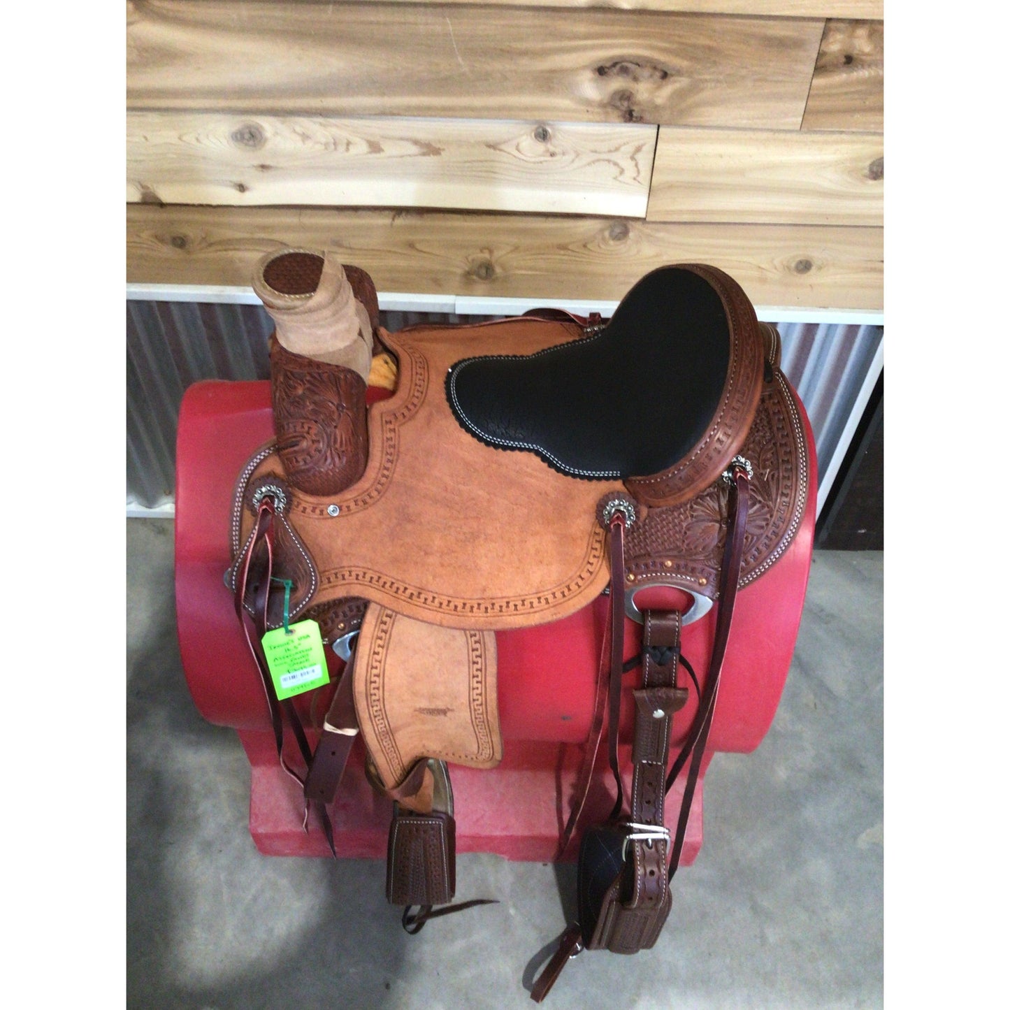Irvine's 16.5" USA Association Will James Saddle
