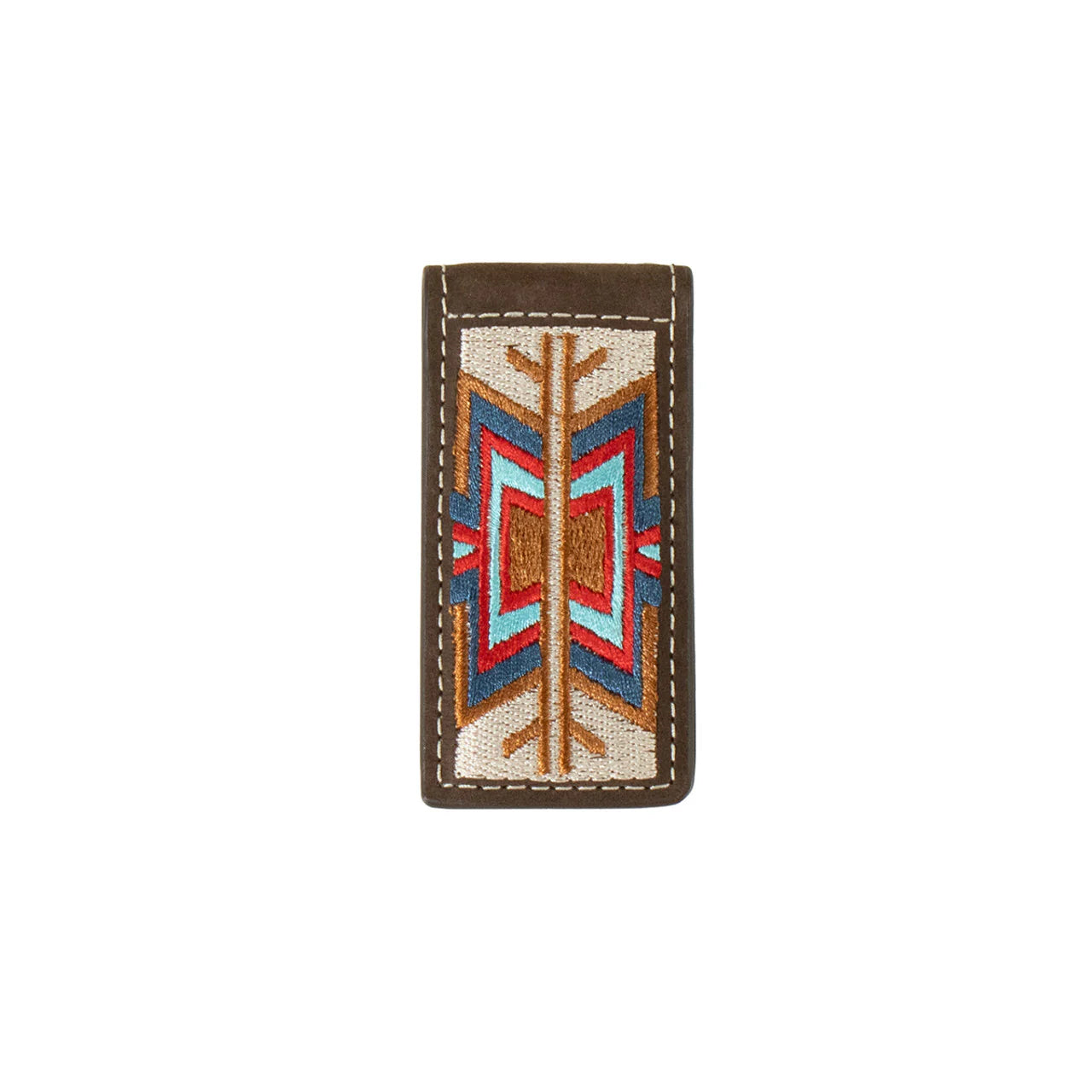 3D Men's Money Clip Embroidered Inlay Wallet- Multi - Irvine Tack & Western Wear