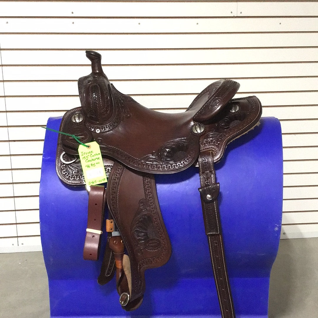 Irvine    Custom  Cowhorse Saddle