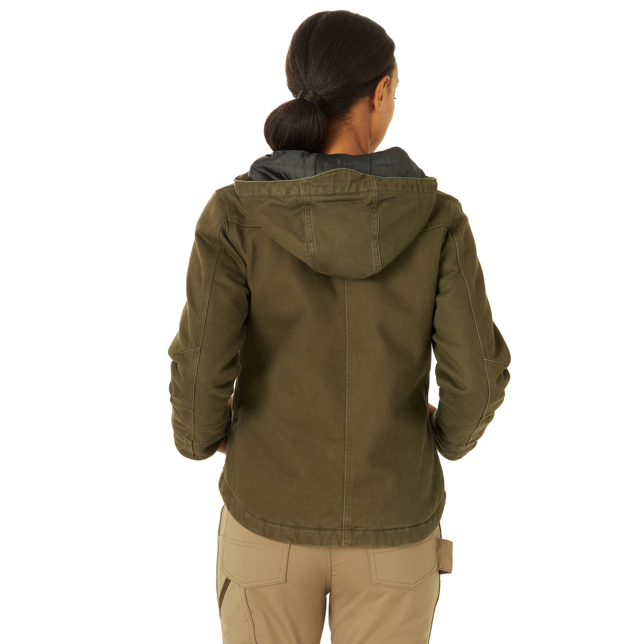 Wrangler Riggs Womens Canvas Work Jacket - Olive Green