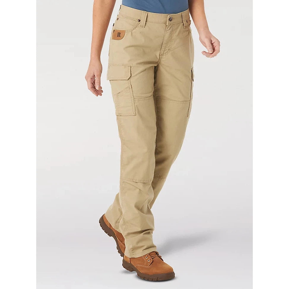 Wrangler Women's Riggs Workwear Ripstop Ranger Cargo Pants - Golden Khaki