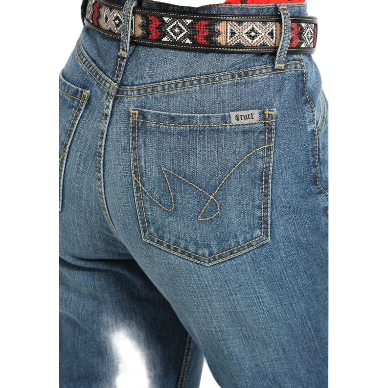Cinch Women's Relaxed Fit Quinn Jeans - Medium Stone