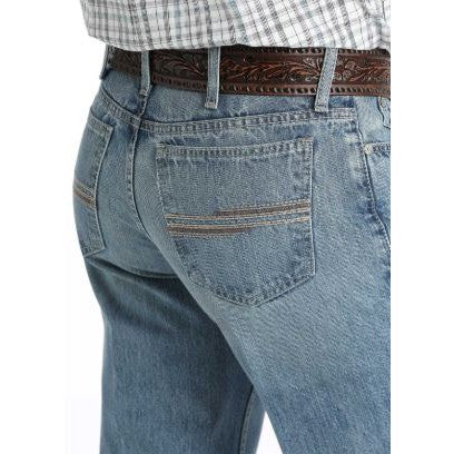 Cinch Men's White Label Medium Stone Jean- Indigo