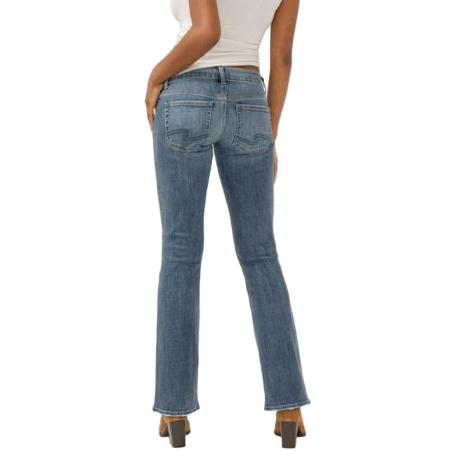 Silver Women's Britt Lowrise Bootcut Jeans - Synth
