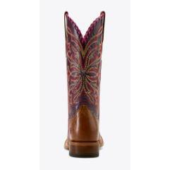 Ariat Women's Showdown Western Boot-Dark Tan - Irvine Tack & Western Wear