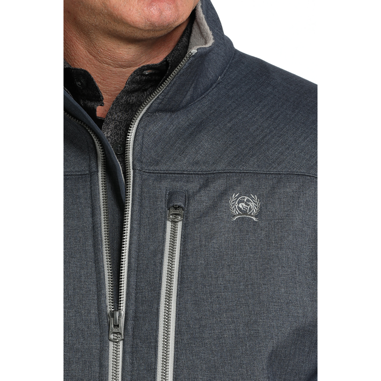 Cinch Mens Bonded Long Sleeve Jacket -Navy