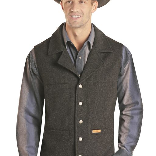 Powder River Men's Solid Montana Vest