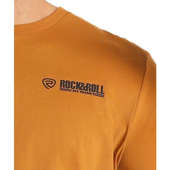 Rock & Roll Boy's Graphic Dale Skull T-Shirt - Gold