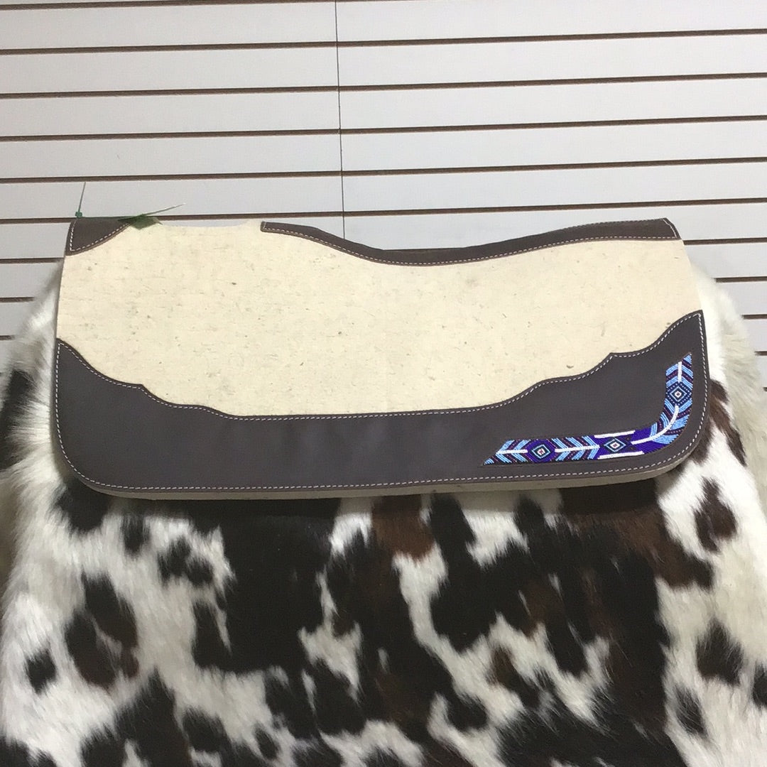 Wool Felt Pad w/Beads