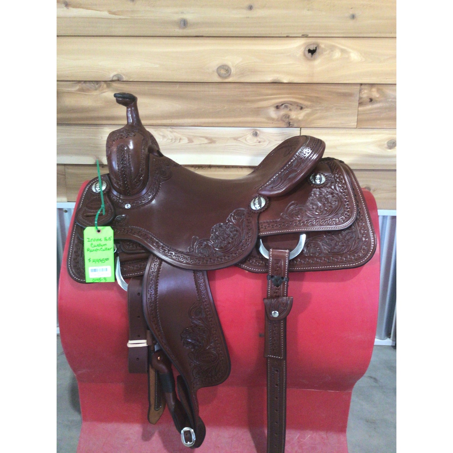 Irvine Custom 16.5" Ranch Cutting Saddle