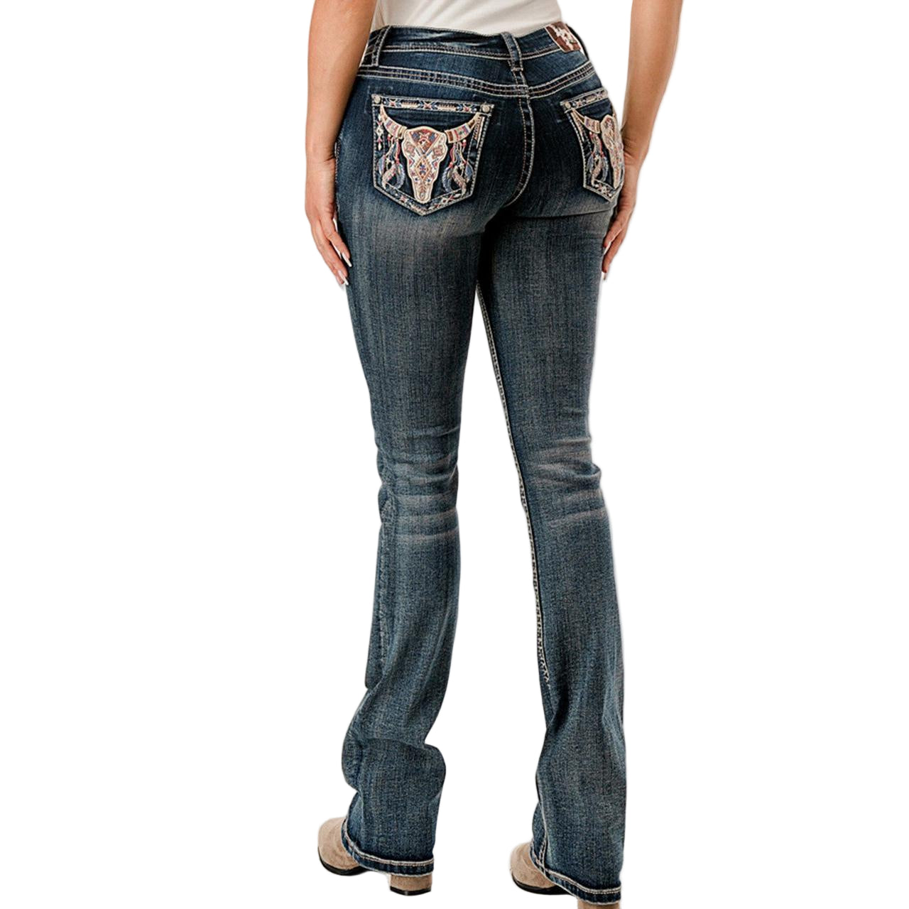 Grace in LA Women's Steerhead Jean - Tan