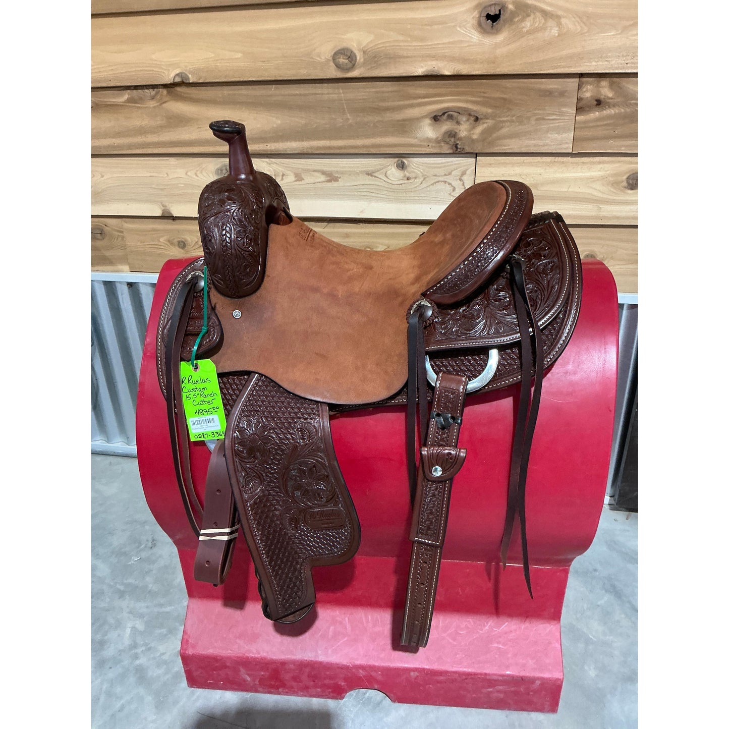 R Ruelas Custom 15.5" Ranch Cutter