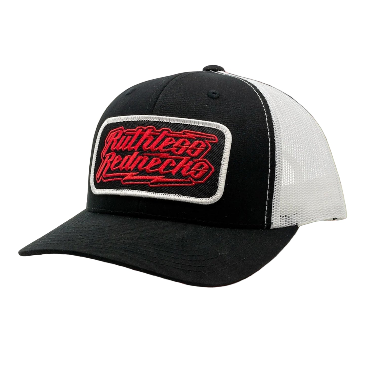Ruthless Rednecks Impact Curved Brim Cap - Black / White