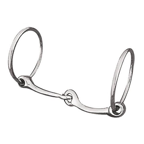 Weaver Draft Bit 7" Snaffle Mouth Nickel Plated