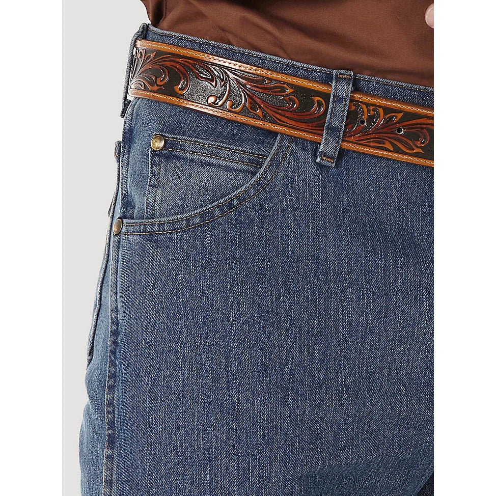 Wrangler Men's Premium Performance Advanced Comfort Cowboy Cut Regular Fit Jeans - Mid Tint