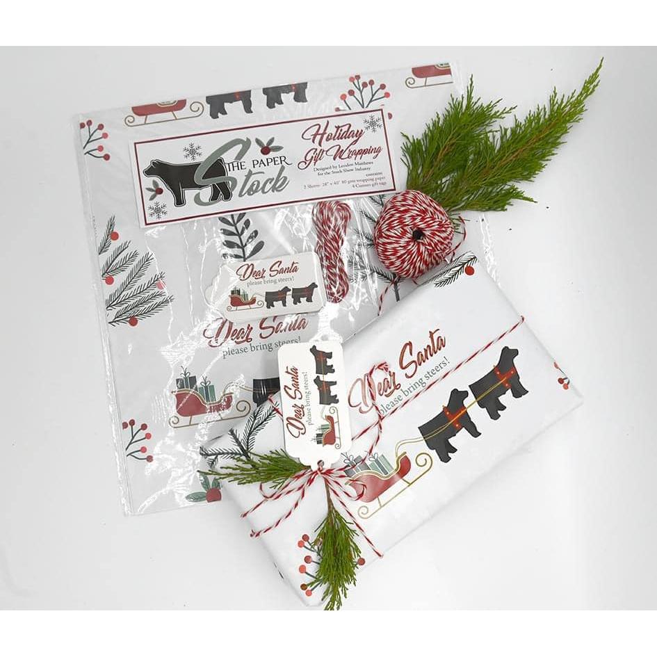 Stock Show Wrapping Holiday Wrapping Paper