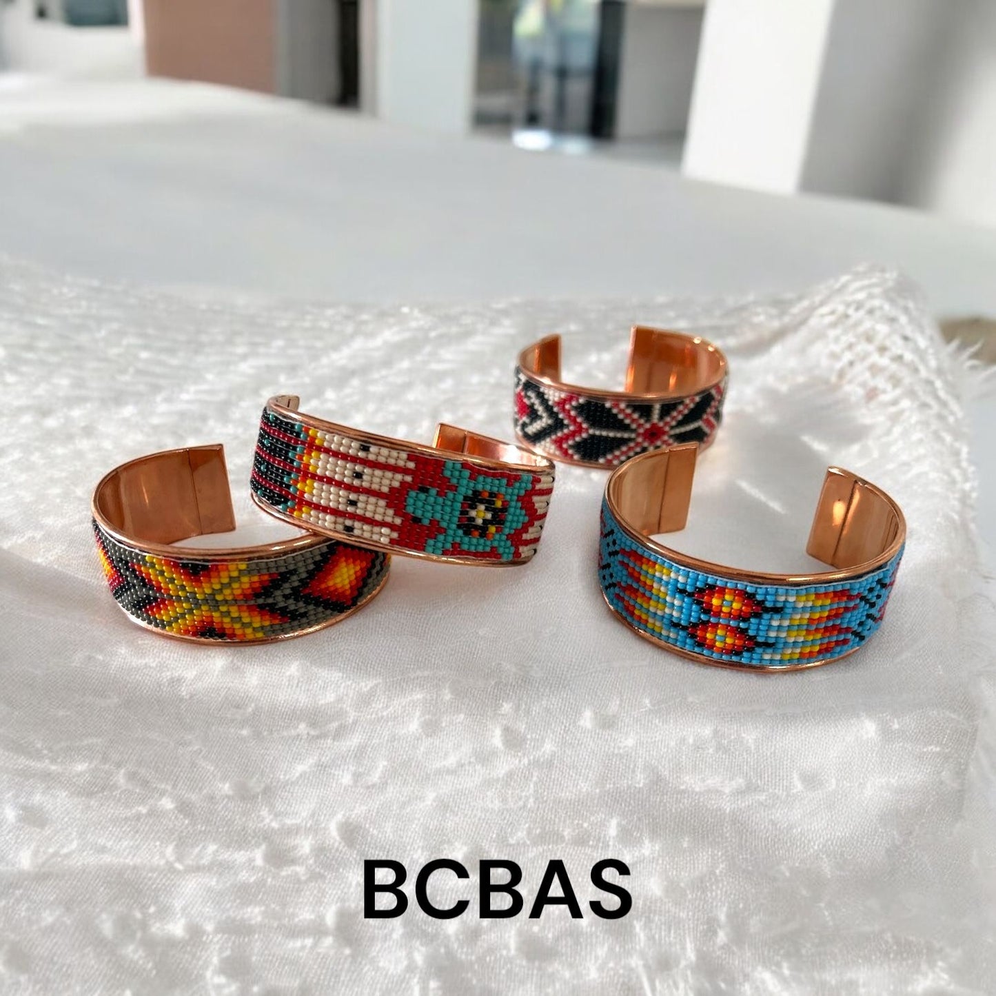 Beaded Copper Bracelet