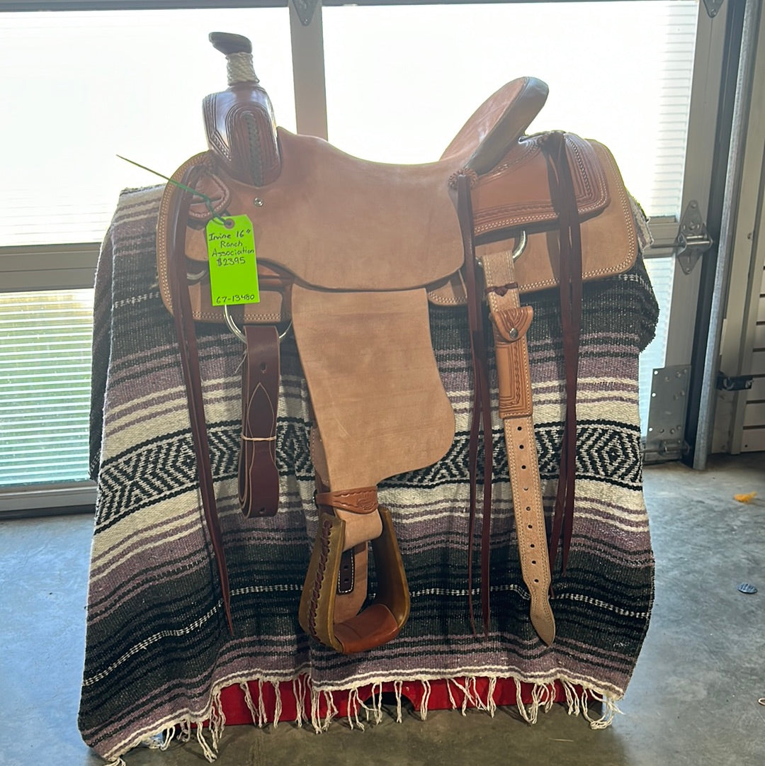 Irvine 16" Association Ranch Saddle