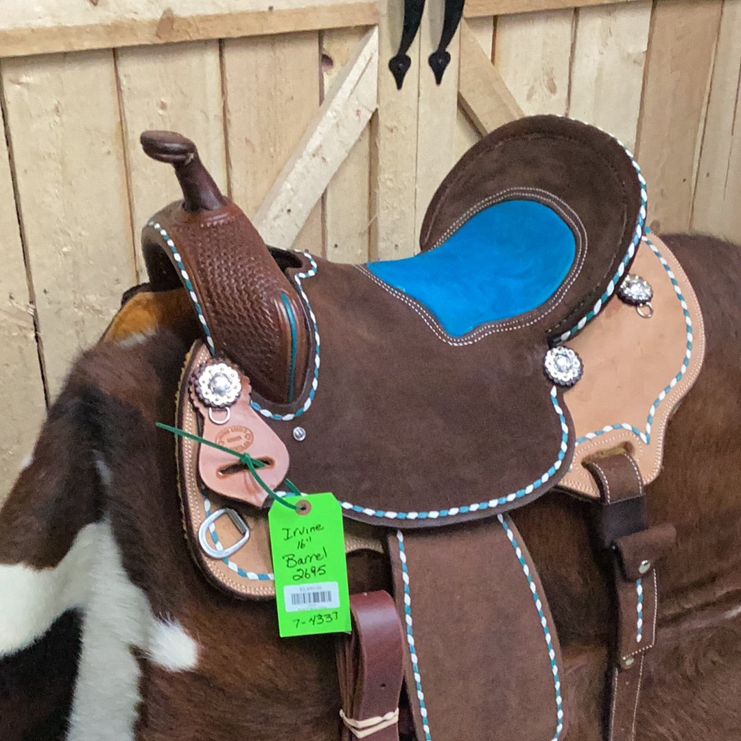 Irvine 16" Barrel Saddle