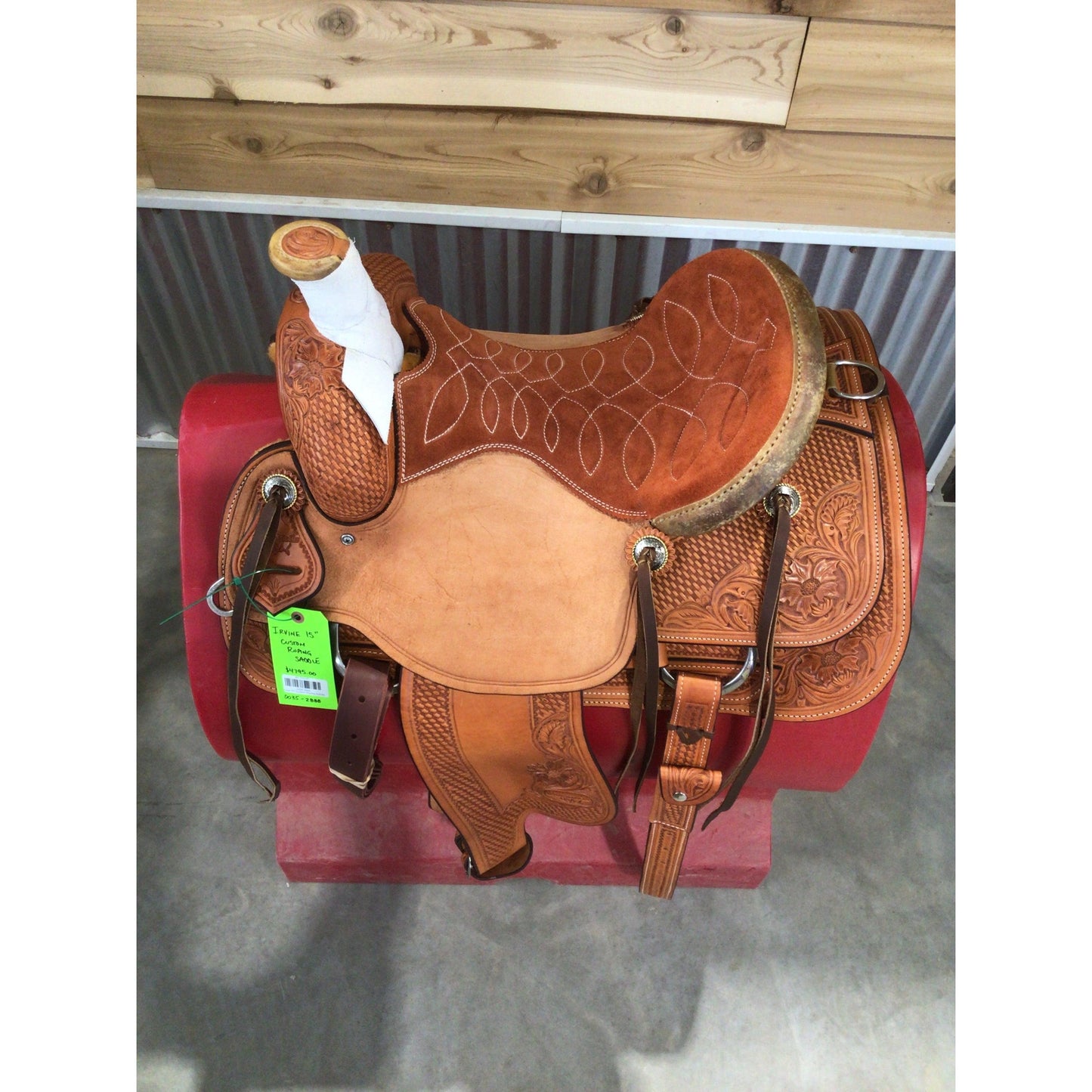 Irvine 15" Custom Roping Saddle
