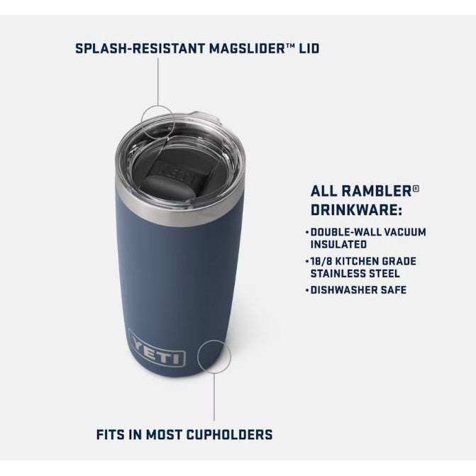 Yeti Rambler 591ml Tumbler w/Magslider Lid - Tan Camo