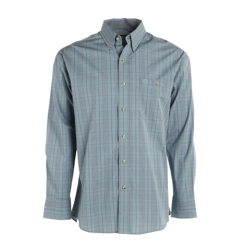 Wrangler Men's George Strait Long Sleeve One Pocket Shirt - Blue