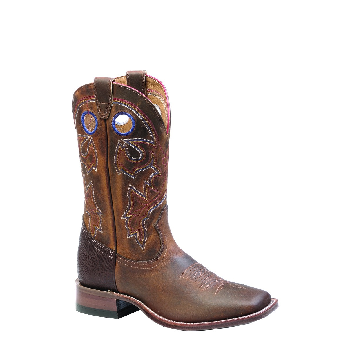 Boulet Men's Wide Square Toe Western Boots - Laid Back Tan Spice