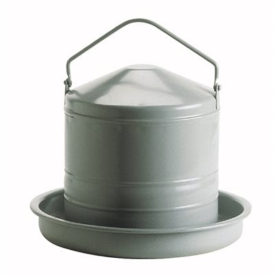 CHICK'A Enamelled Poultry Drinker - Grey