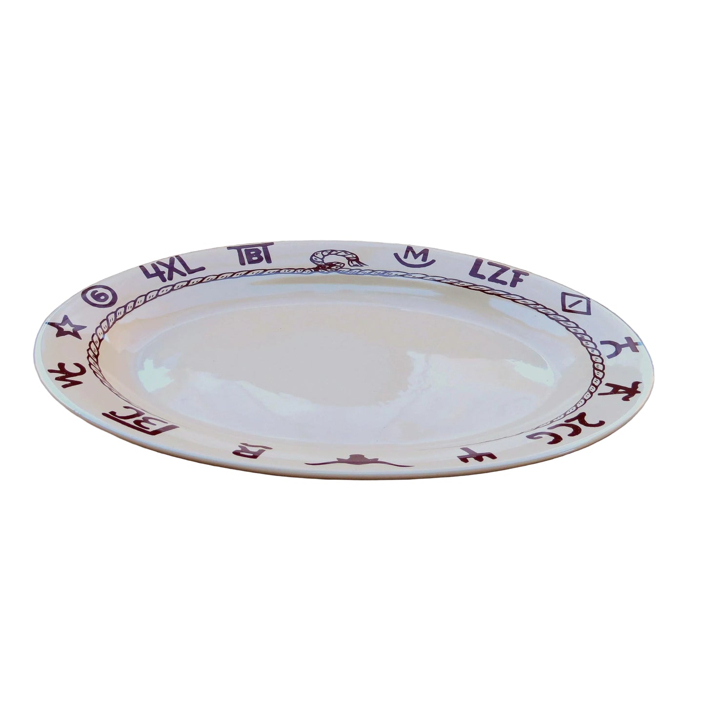 West Creation Branded 12 Inch Oval Platter