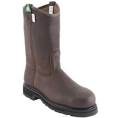 Canada West Men's CSA Work Insulated Western Boots - Bark Stormy