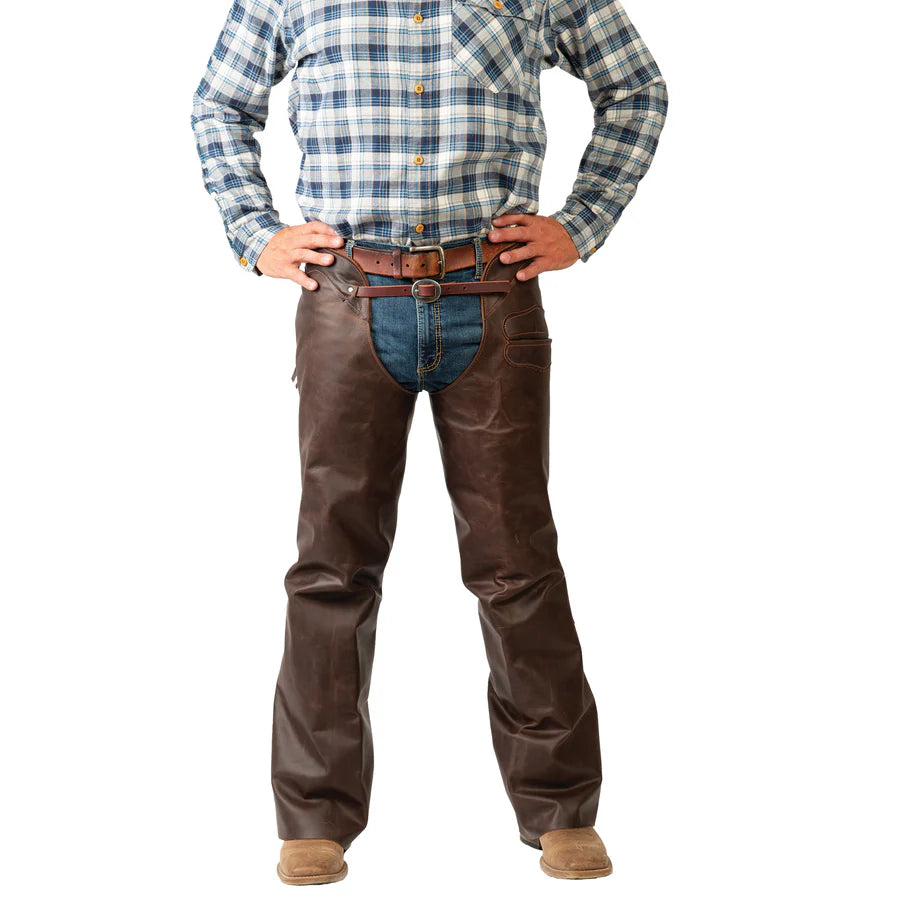Weaver Cowboy Chaps - Chocolate
