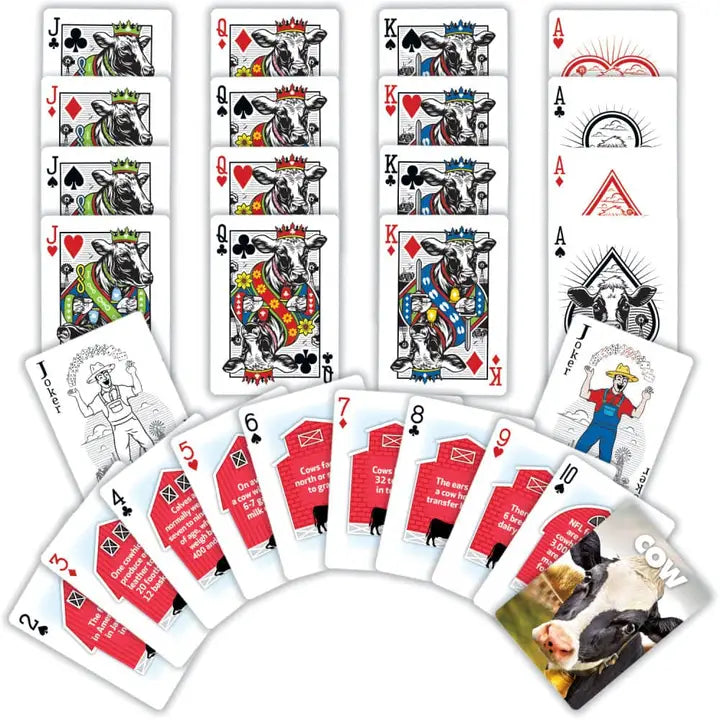 Cow Playing Cards