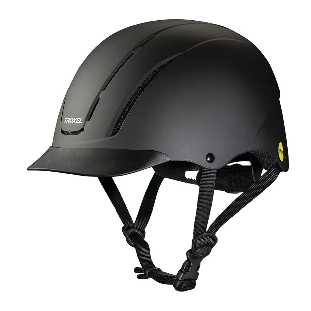 Troxel Spirit MIP Helmet - Black Duratec