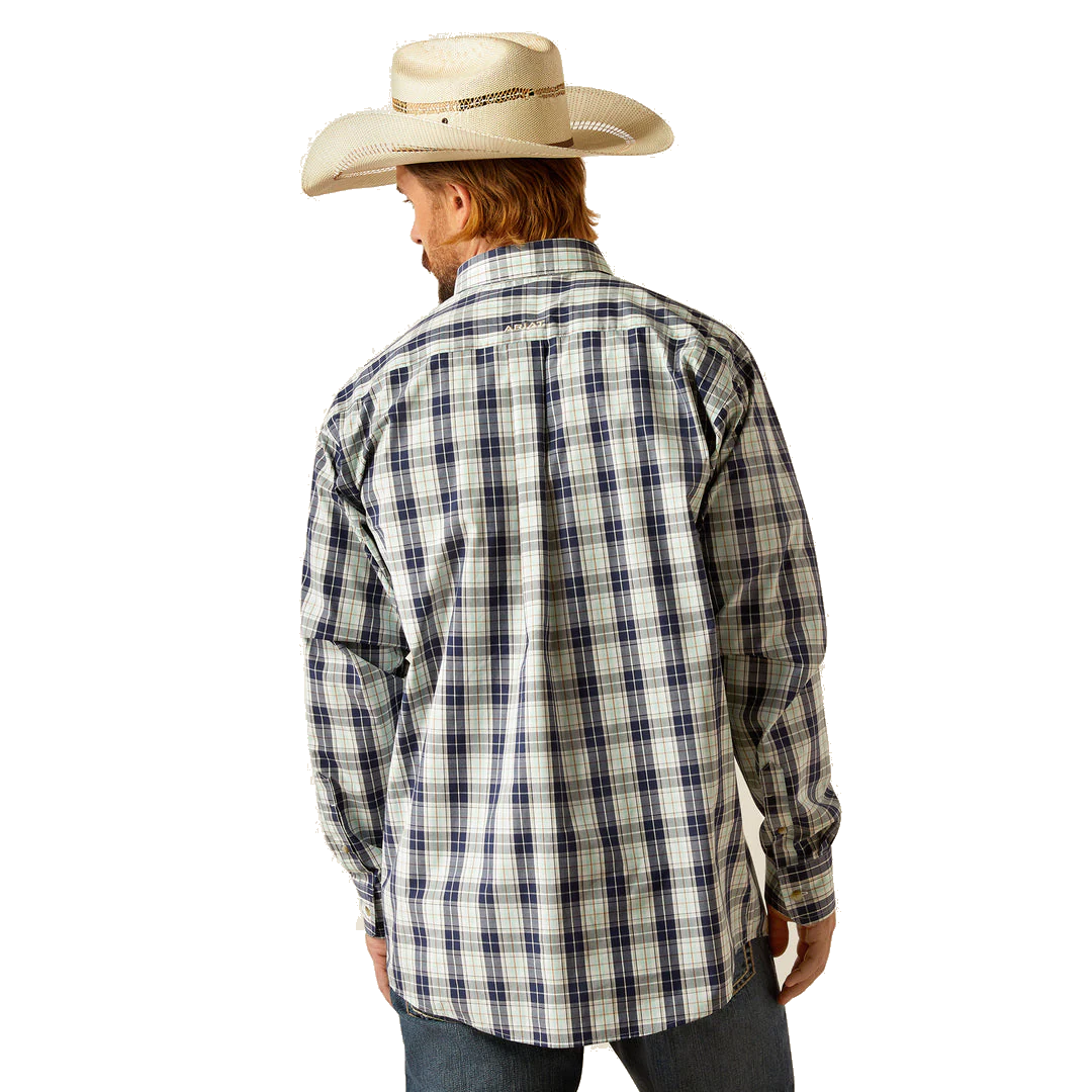 Ariat Men's Long Sleeve Pro Curtis Classic Fit Shirt- Navy