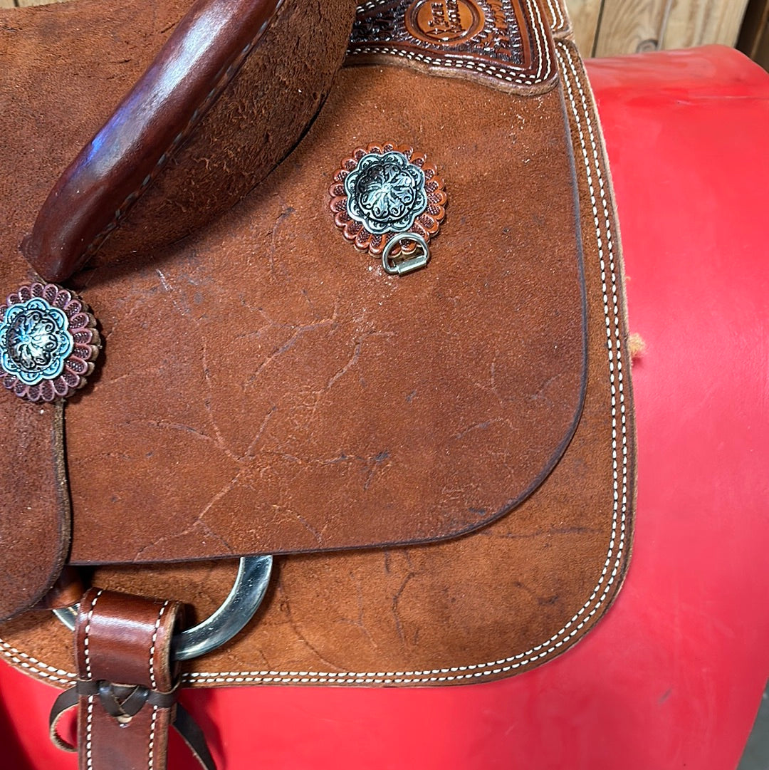 Irvine 15" Team Rope Saddle