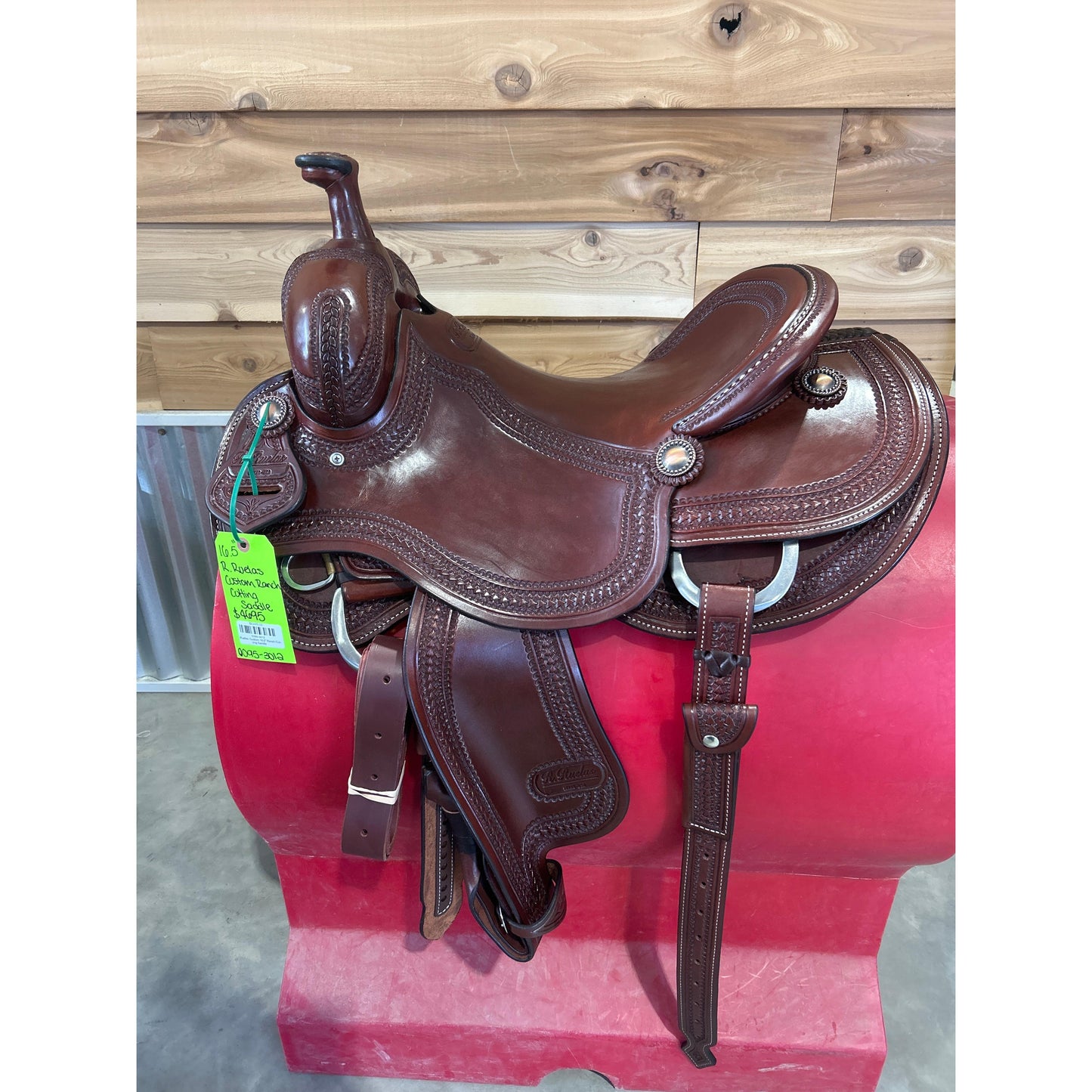 R.Ruelas Custom 16.5" Ranch Cutting Saddle