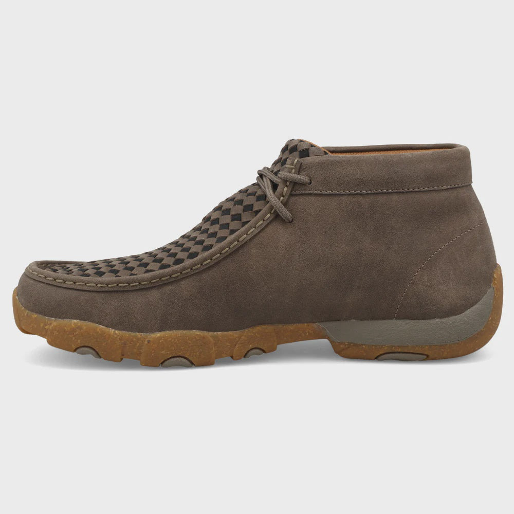 Men's Chukka Driving Moc - Taupe Grey & Black