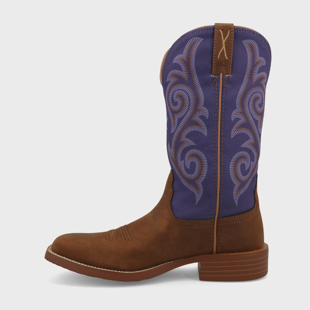 Women's 11" Tech X Boot - Distressed Saddle & Iris