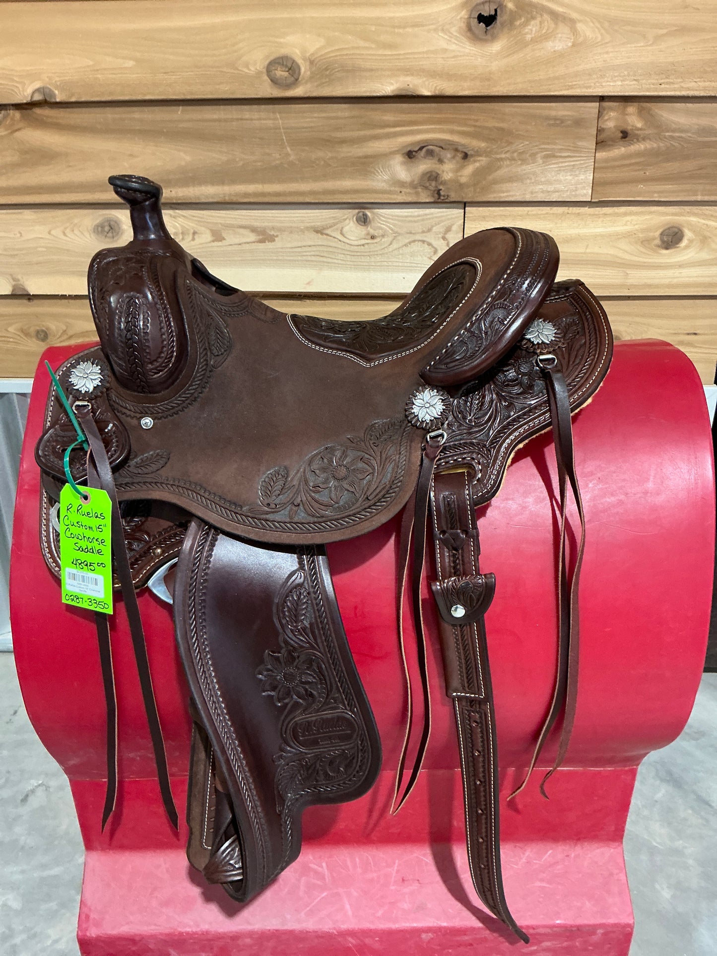 R.Ruelas Custom 15" Cowhorse Saddle