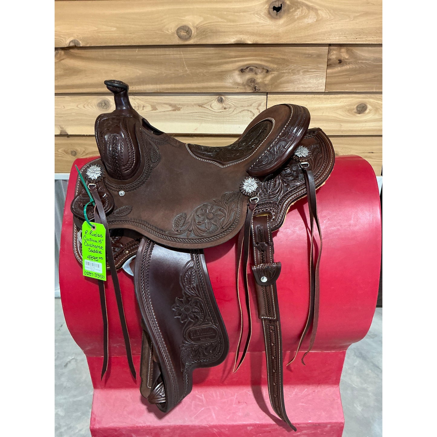 R.Ruelas Custom 15" Cowhorse Saddle
