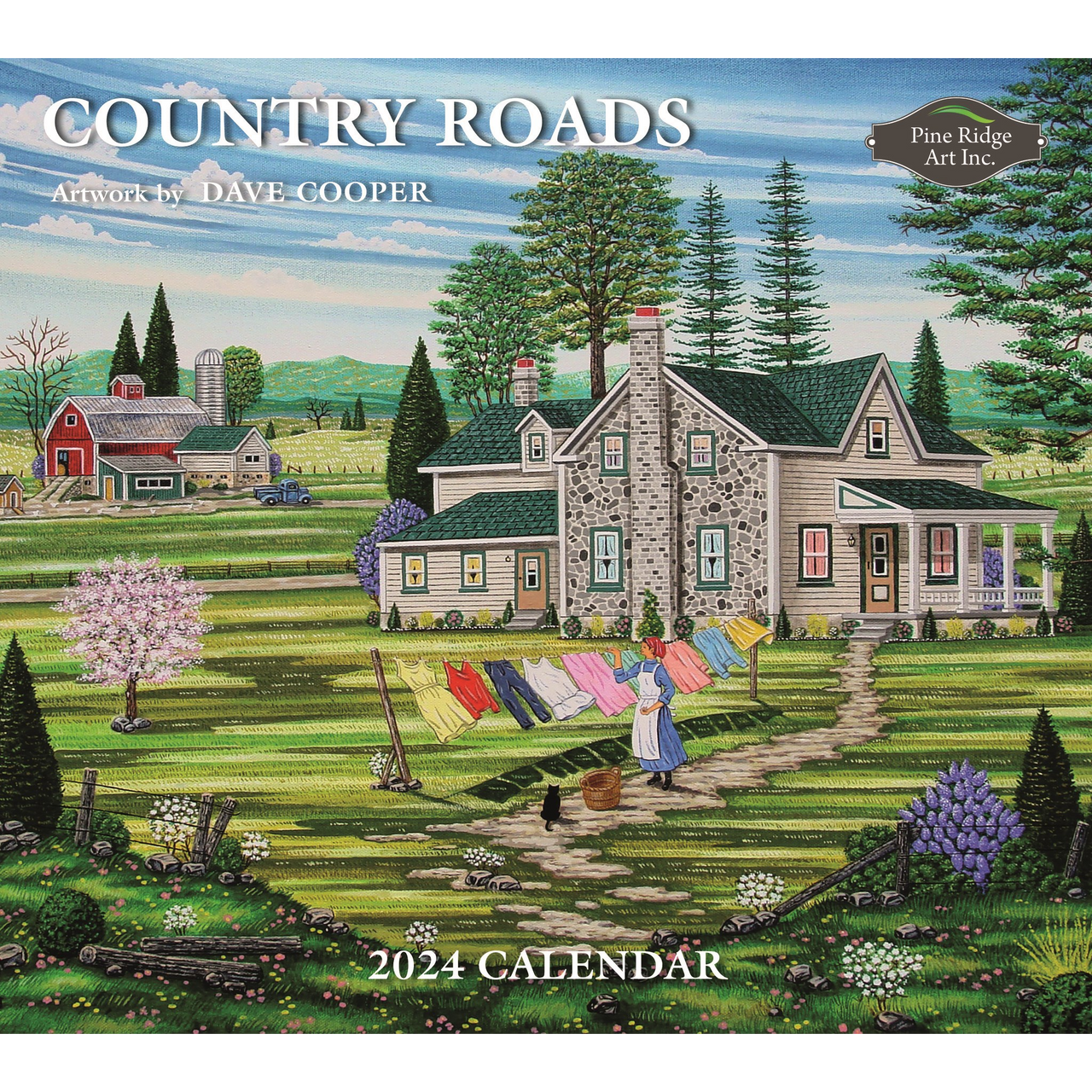 2024 Calendar - Country Roads