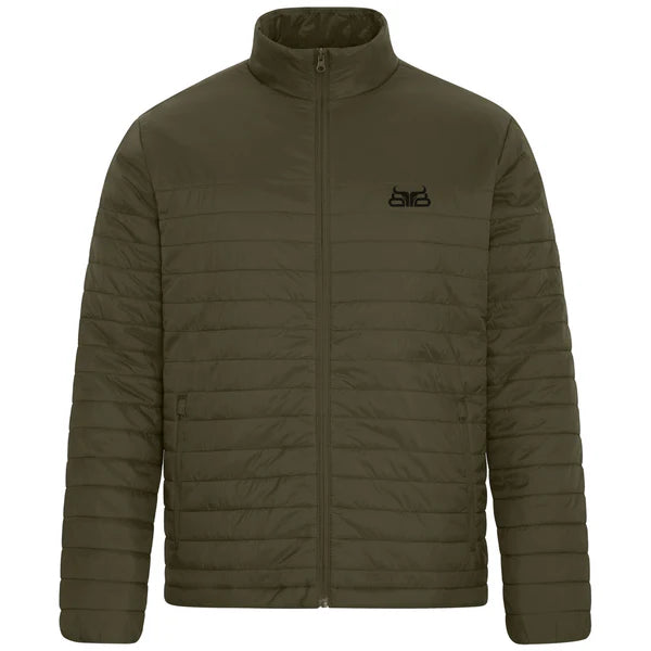 Baredown Brand Men's Long Sleeve Puffer Jacket- Olive