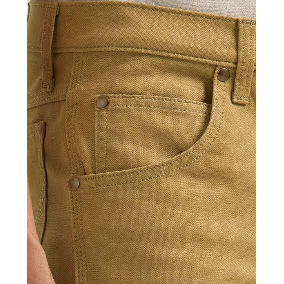 Wrangler Men's Performance Tough Comfort Cowboy Cut Slim Fit Canvas Jean-Kelp Brown