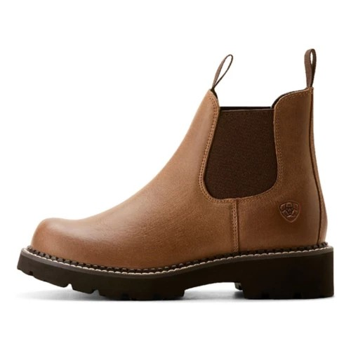 Ariat Women's Fatbaby Twin Gore Western Boots - Distressed Natural