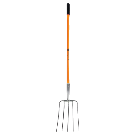 Long Handle Manue Fork-5 Tine