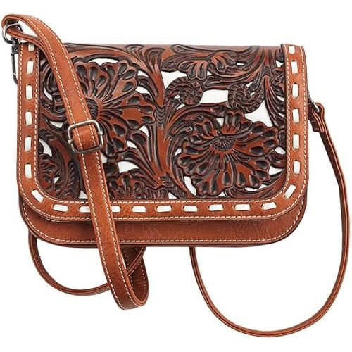 Nocona Women's June Crossbody Bag- Brown