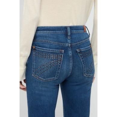 7 For All Mankind Women's Dojo Jeans- Blueleaf