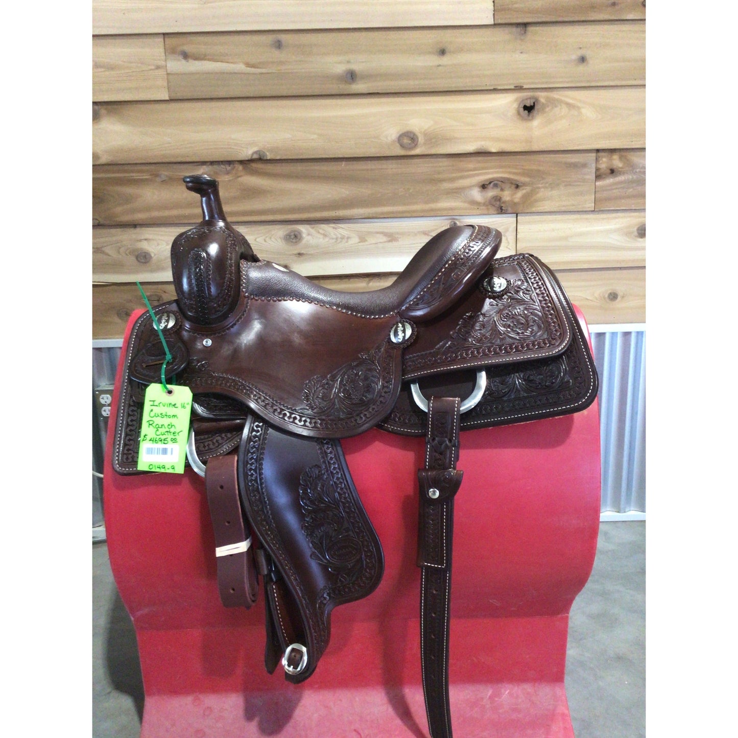 Irvine Custom 16" Ranch Cutter Saddle