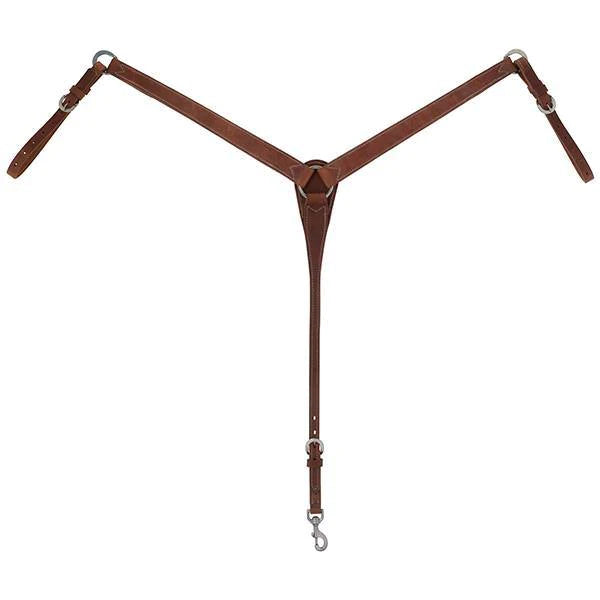 Weaver ProTack Contoured Breast Collar SS Hermann Oak - Irvine Tack & Western Wear