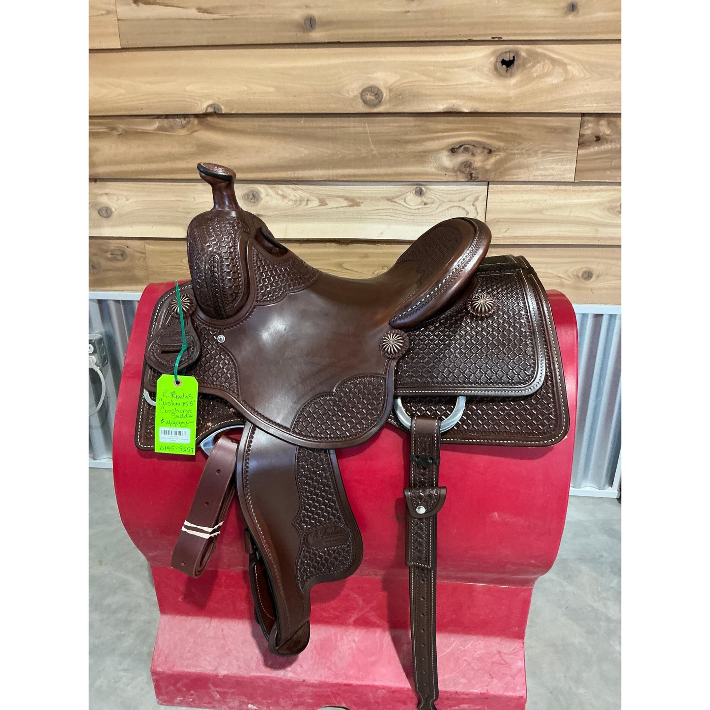 R.Ruelas Custom 15.5" Cowhorse Saddle